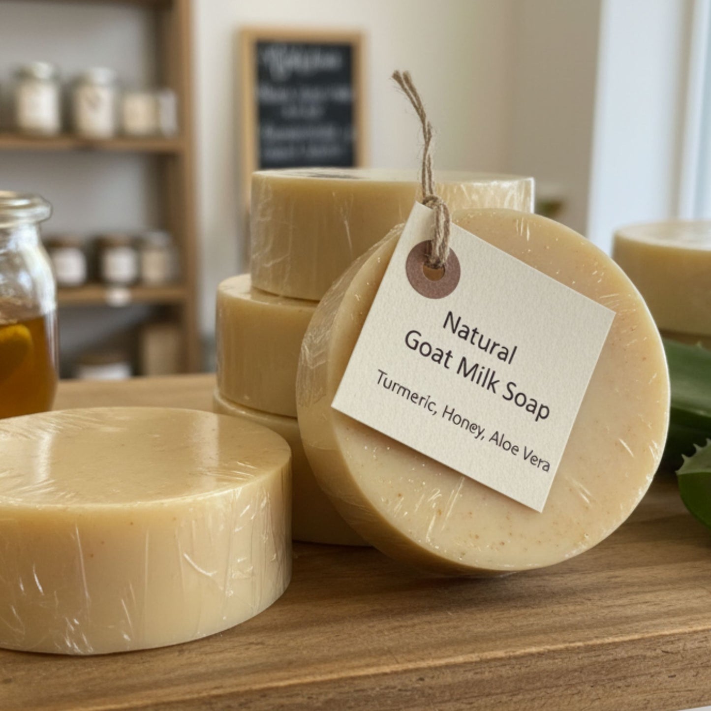 Aloe Vera, Turmeric and Honey Soap