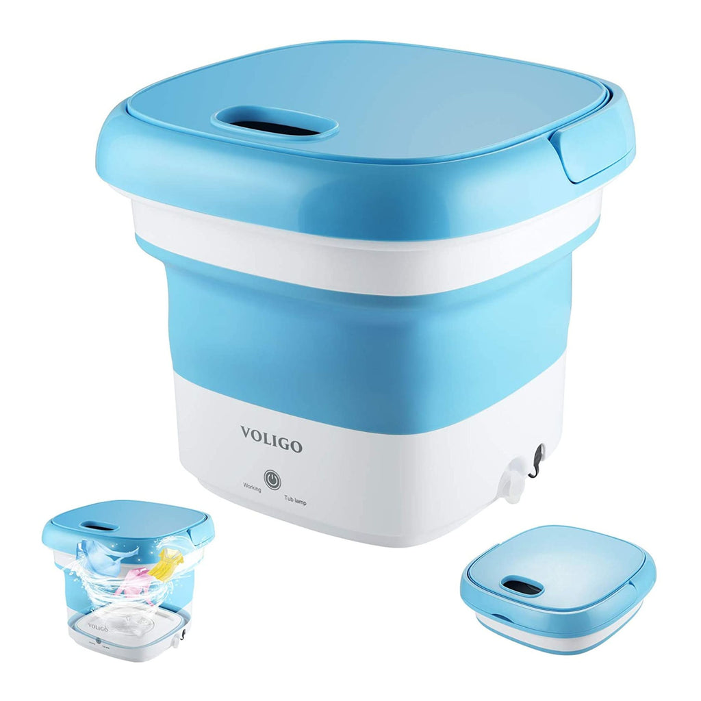 Foldable Mini Washing Machine Best For Travel - Premium Quality (Random Color)