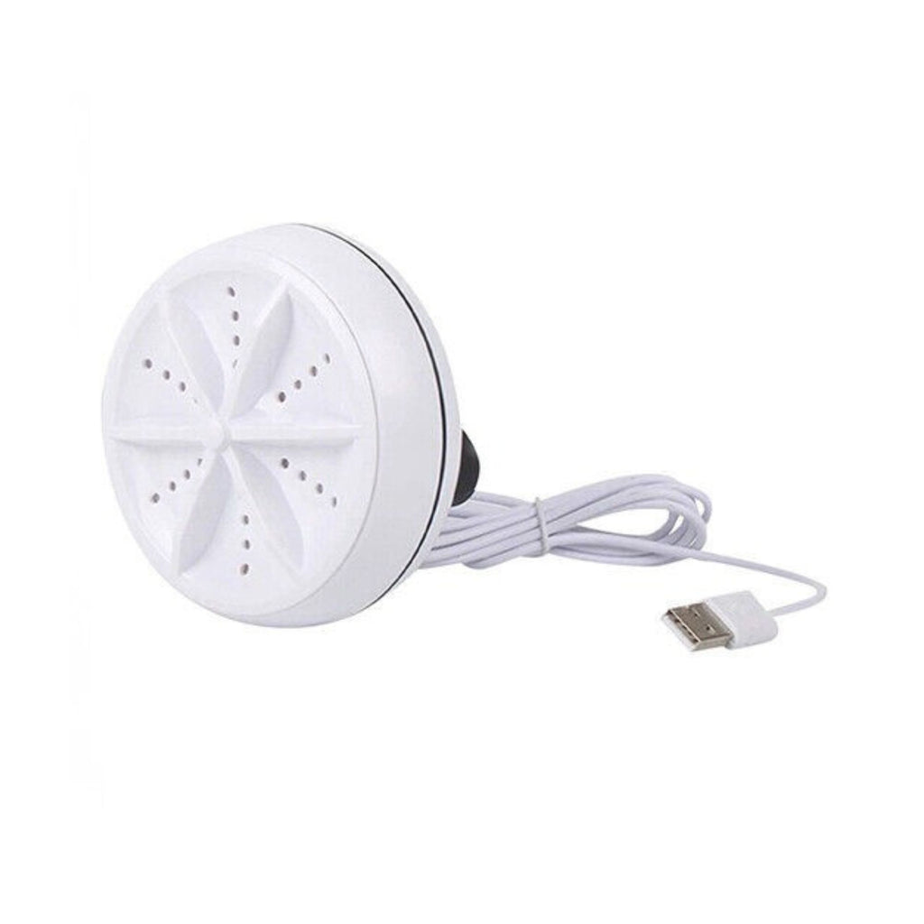 Mini Portable Ultrasonic Turbine Washing Machine with Spin Laundry Washer.