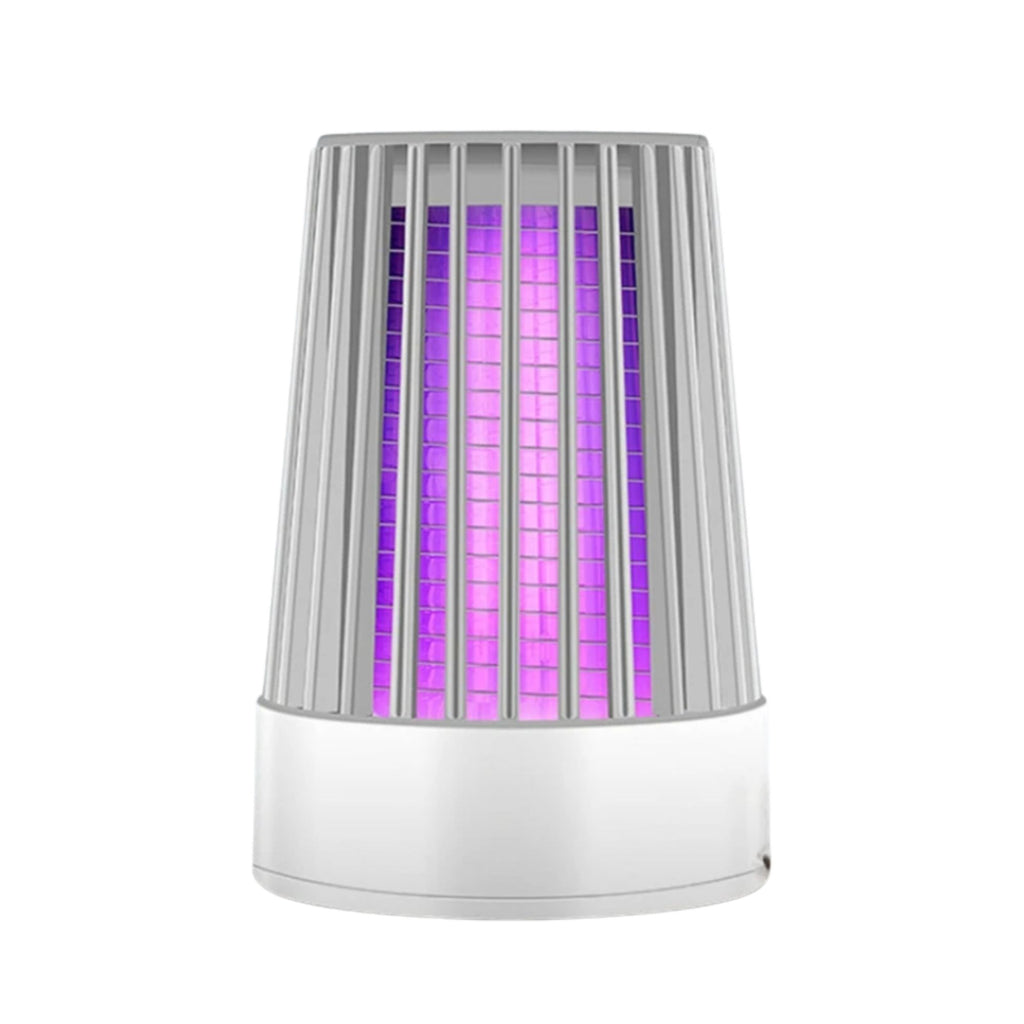 USB Electric Mosquito Killer Lamp – LED Bug Zapper, 360° UV Trap, Silent