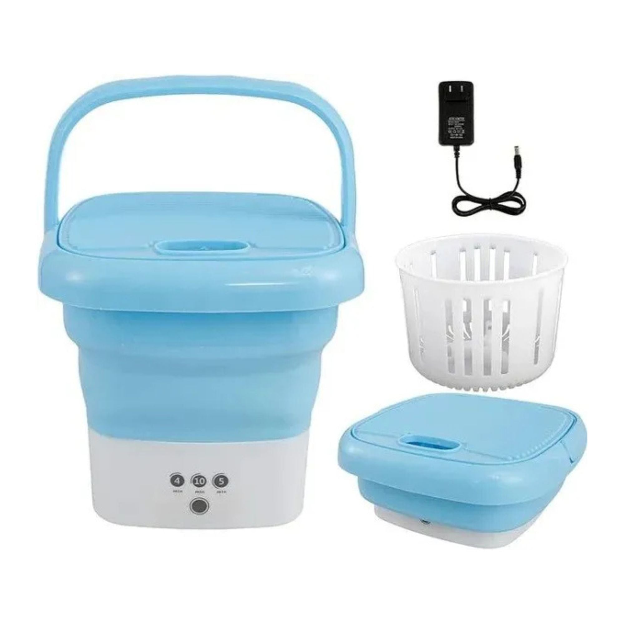 Foldable Mini Washing Machine Best For Travel - Premium Quality (Random Color)