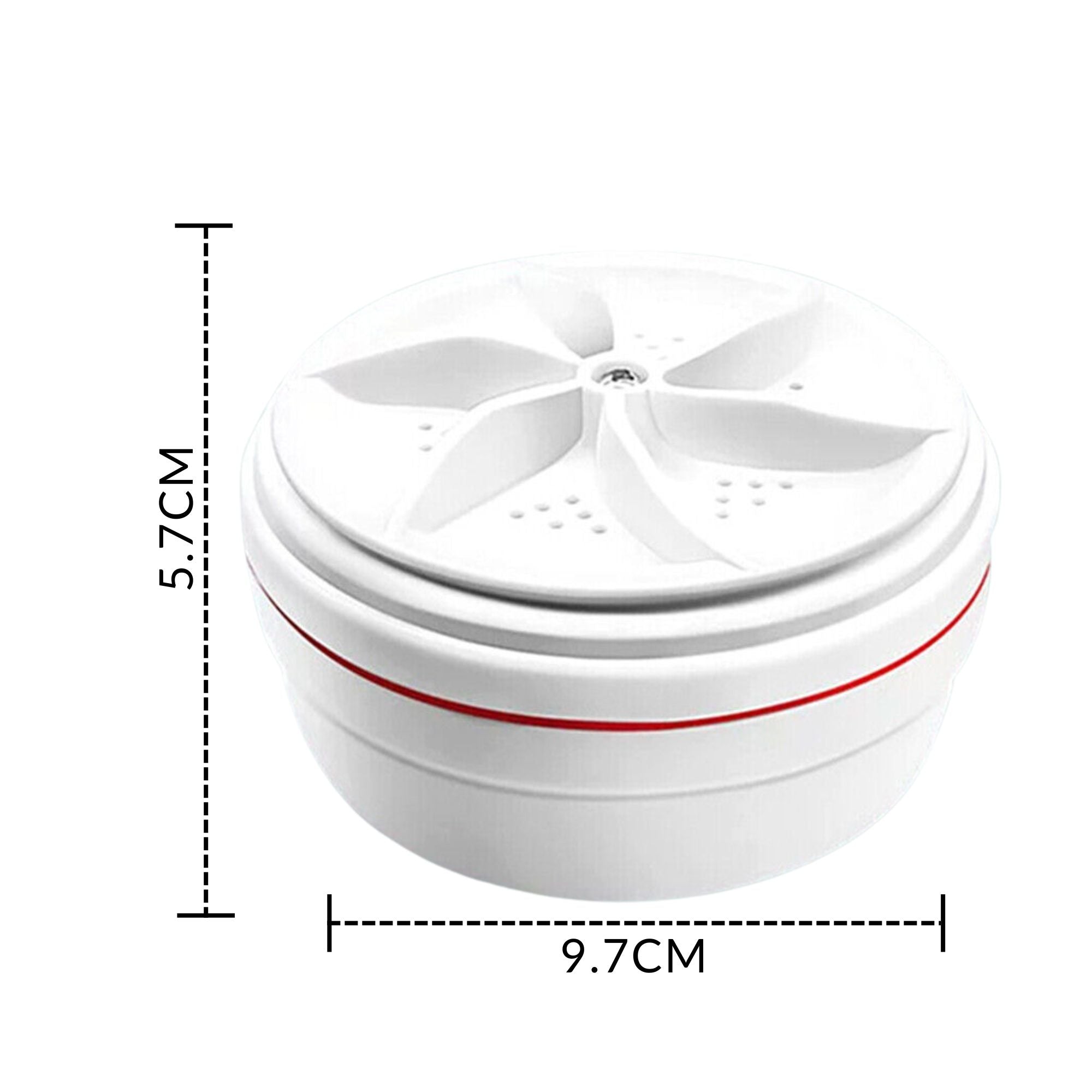 Mini Portable Ultrasonic Turbine Washing Machine with Spin Laundry Washer.