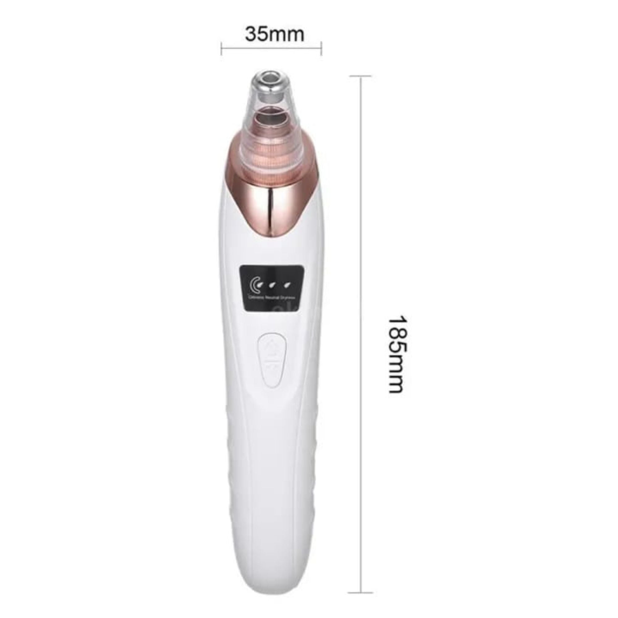 5-in-1 electric blackhead remover with vacuum suction for deep pore cleaning.
