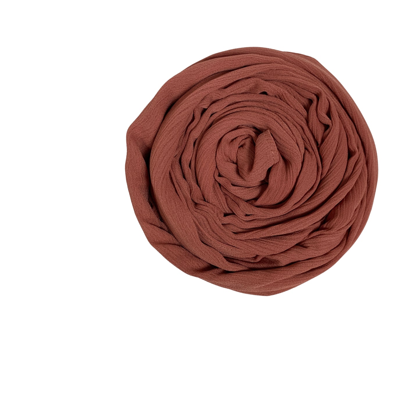 Crinkle Hijab – Dusty Salmon Pink | Soft, Lightweight, Non-Slip & Premium Quality