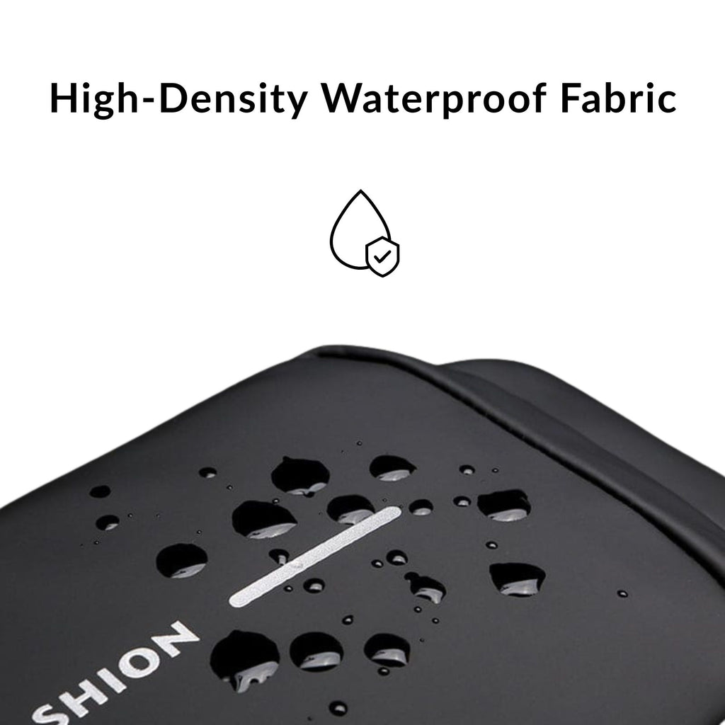 Unisex Waterproof Anti-Theft Sling Bag with USB Port for Travel, Gym & Daily Use