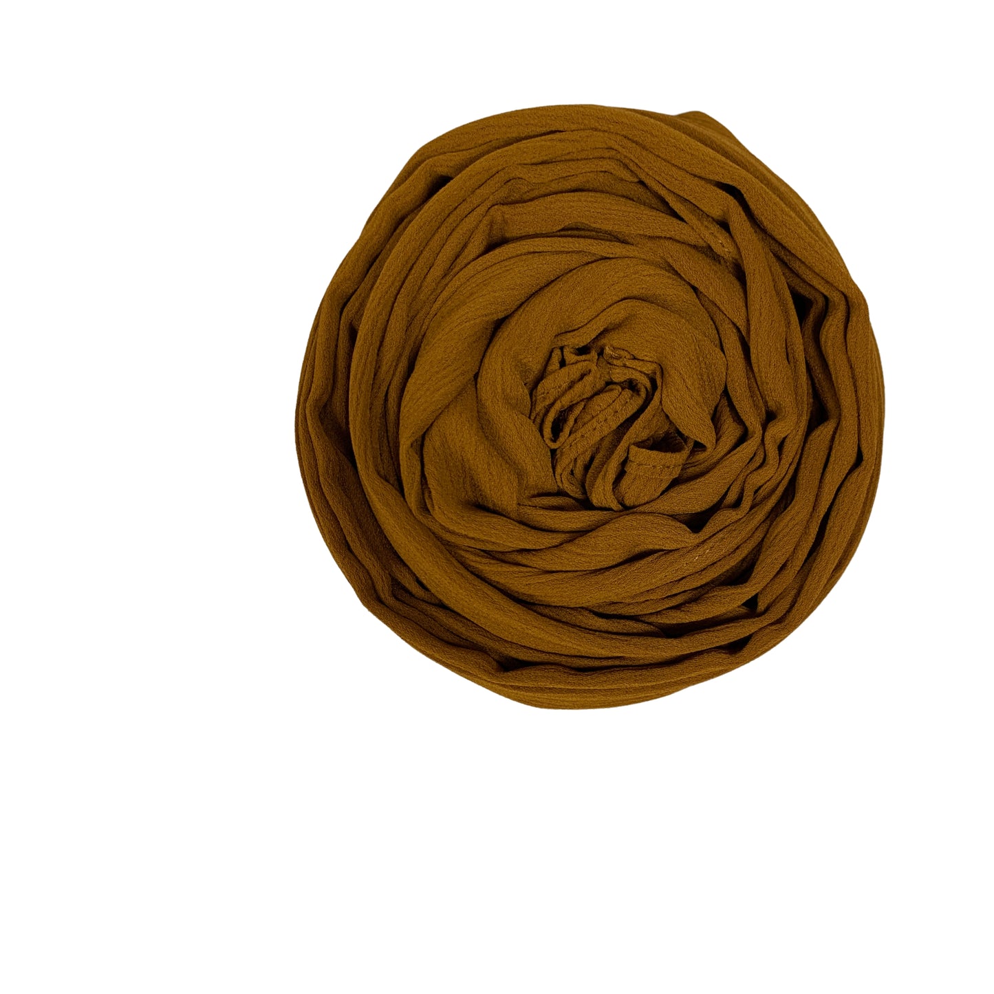 Crinkle Hijab – Ochre | Soft, Lightweight, Non-Slip & Premium Quality