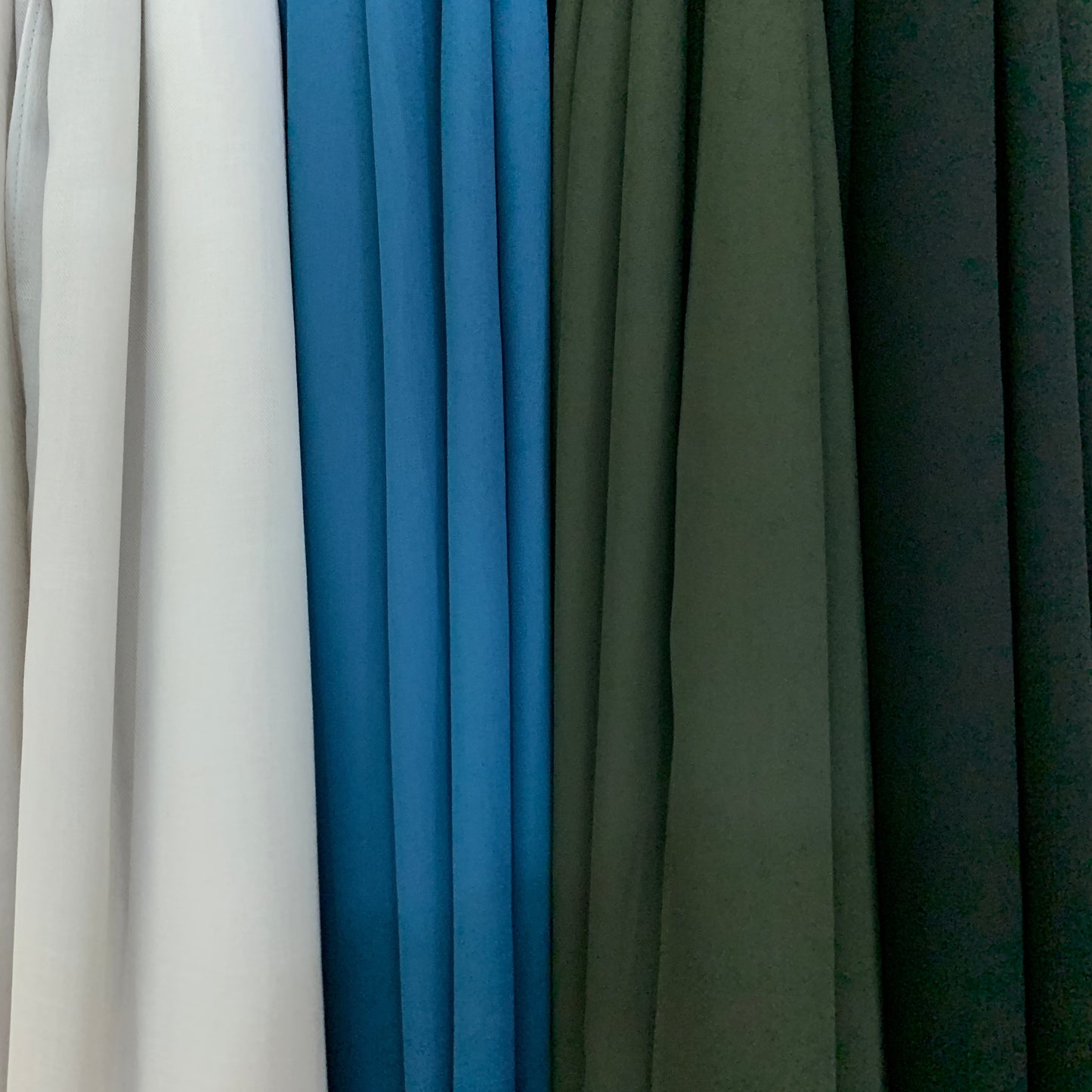Black Chiffon Hijab – Sheer Elegant Sheen, Extra Large 72"x28"