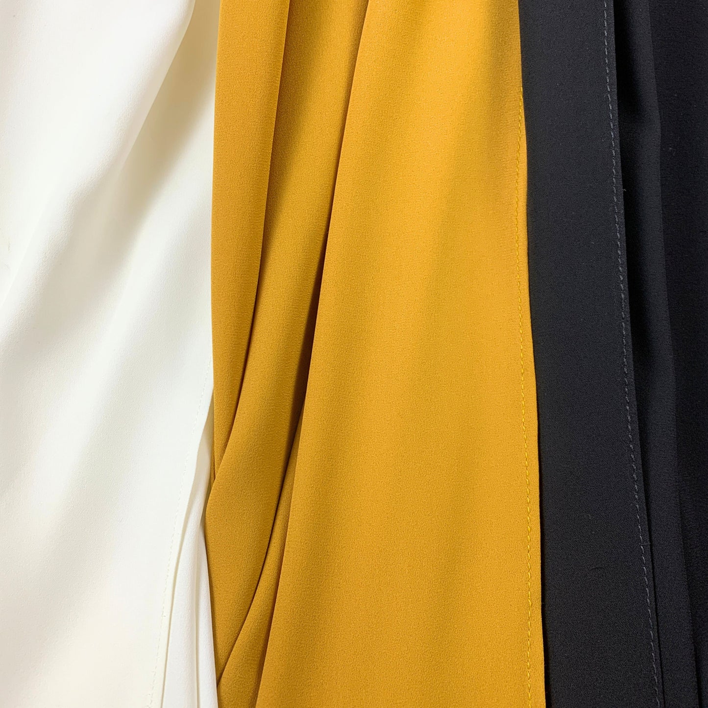 Korean Georgette Hijab – Mustard Yellow | Soft, Lightweight & Premium Quality