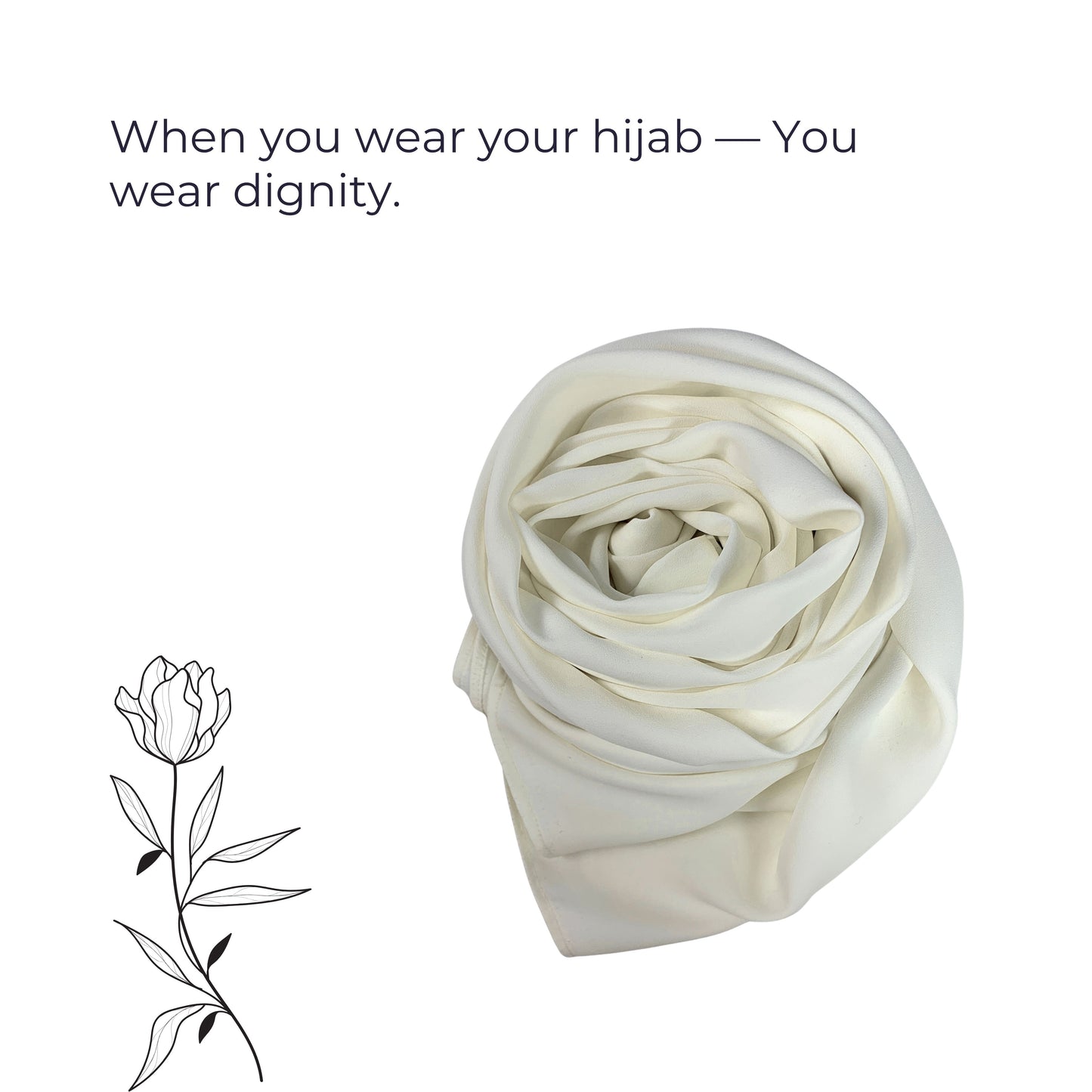 Korean Georgette Hijab – Soft, Lightweight & Non-Slip | Premium Quality
