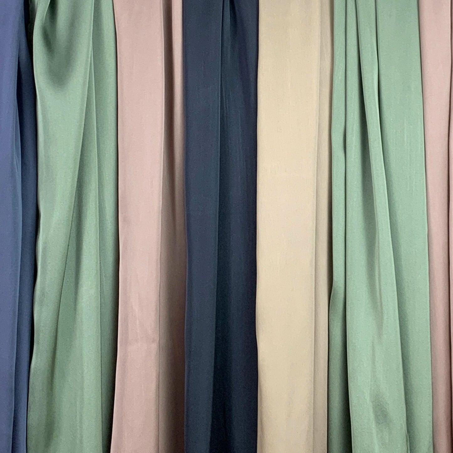 Korean Silk Hijab – Muted Blue Grey | Soft, Lightweight, Non-Slip & Premium Quality