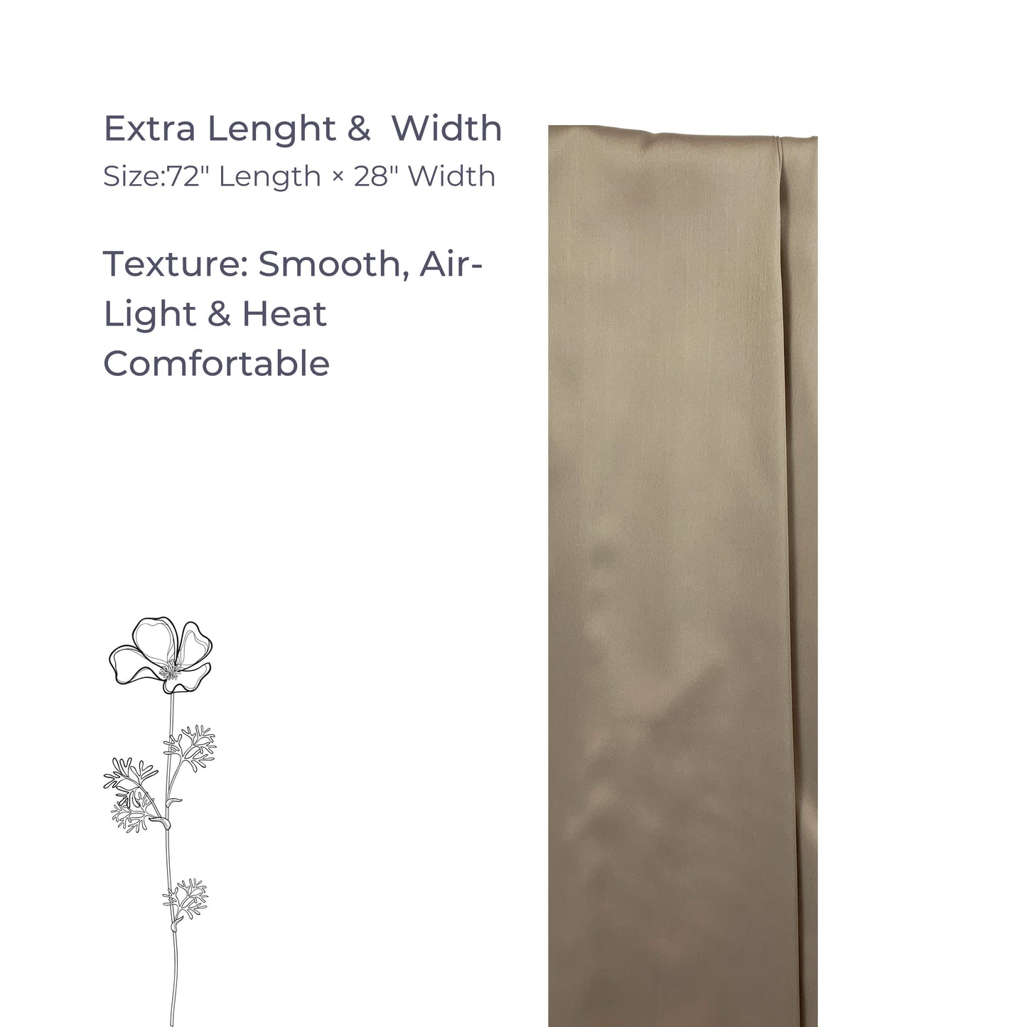 Korean Silk Hijab – Sandy Olive | Soft, Lightweight, Non-Slip & Premium Quality