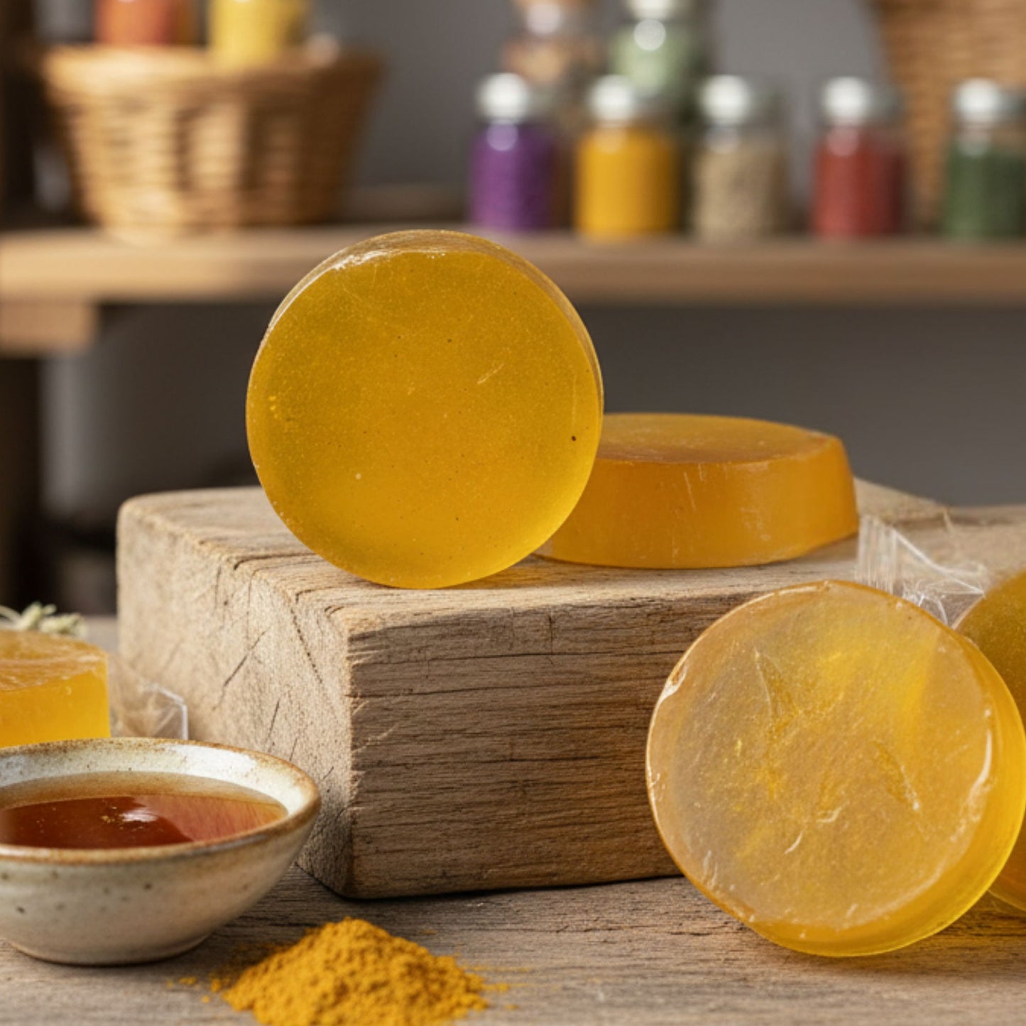 Golden Glow Honey & Turmeric Soap
