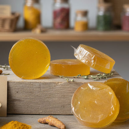 Golden Glow Honey & Turmeric Soap